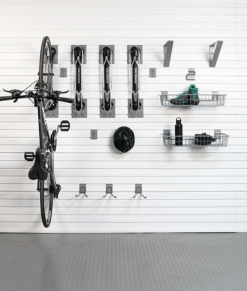Garage Slatwall Storage Kits with Hooks & Accessories