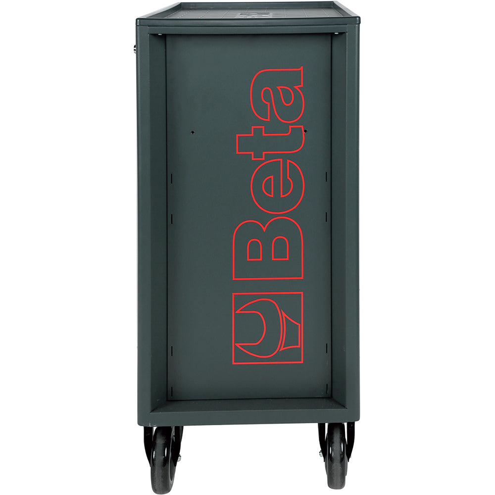 Dark gray metal cabinet with 'Beta' logo on a white background