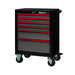 Tool chest with red drawers and 'Boxo Pro' branding on a white background