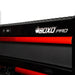 Black and red toolbox with 'BOXO PRO' branding on a white background