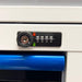 Close-up of a digital lock on cabinet