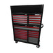 Tool chest with multiple drawers on a white background