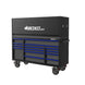 Black and blue toolbox with BOXO USA branding on a white background