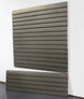 slatwall panels on white background
