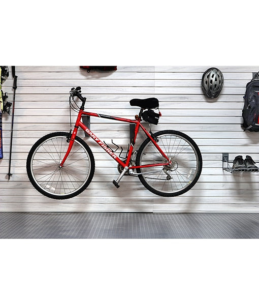 a bike on slatwall