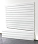 white slatwall panels