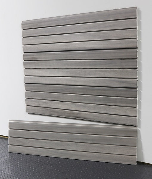 slatwall on white background