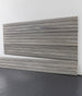 slatwall on white background