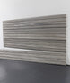 slatwall on white background