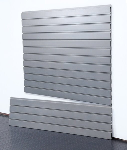 slatwall on white background