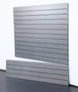 slatwall on white background