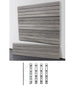 slatwall with installstrips on white background