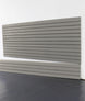 slatwall on white background