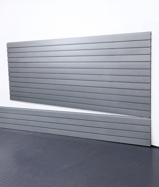 slatwall on white background