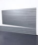 slatwall on white background