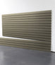 slatwall panel on a white background